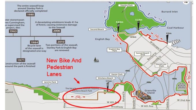 New Vancouver Bike Lanes to Add to Crown Jewel of BC City