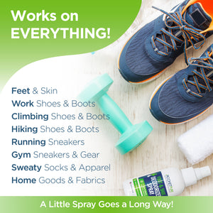 4oz Natural Foot & Shoe Deodorizer Spray - Mint