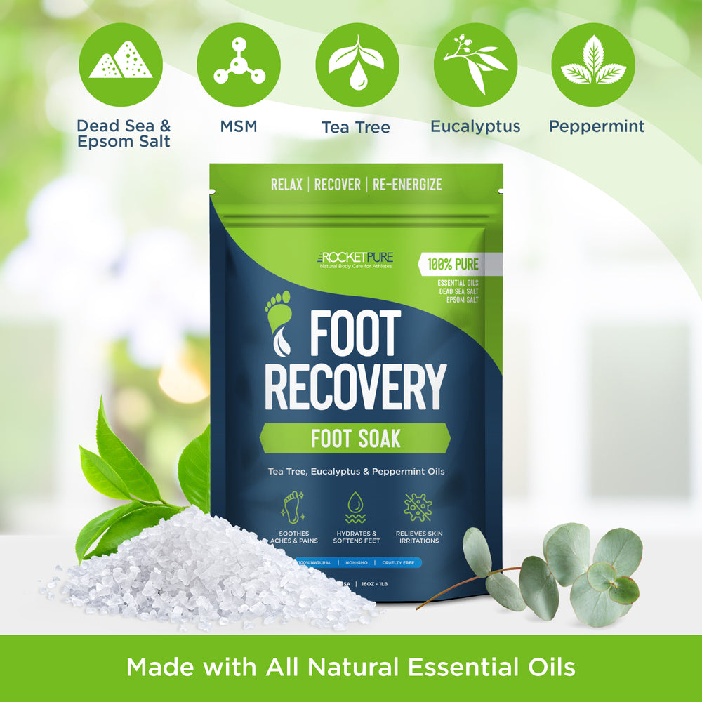 Natural Foot Recovery Foot Soak - Tea Tree (1lb, 2 Pack)