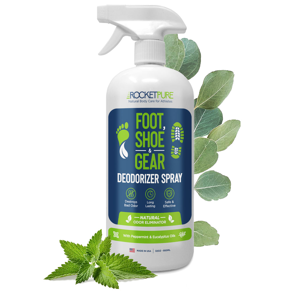 32oz Natural Foot Shoe Deodorizer Spray Mint – Rocket Pure